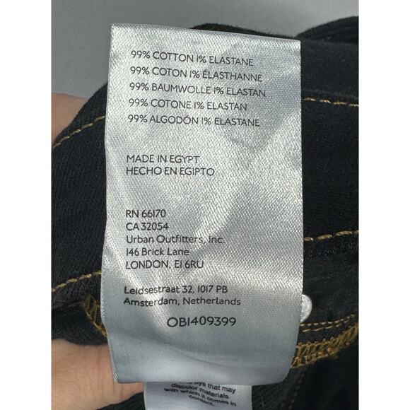 BDG Urban Outfitters Women's 90's Bootcut Black Denim Jeans - Size 27 (28x32) - Picture 5 of 5